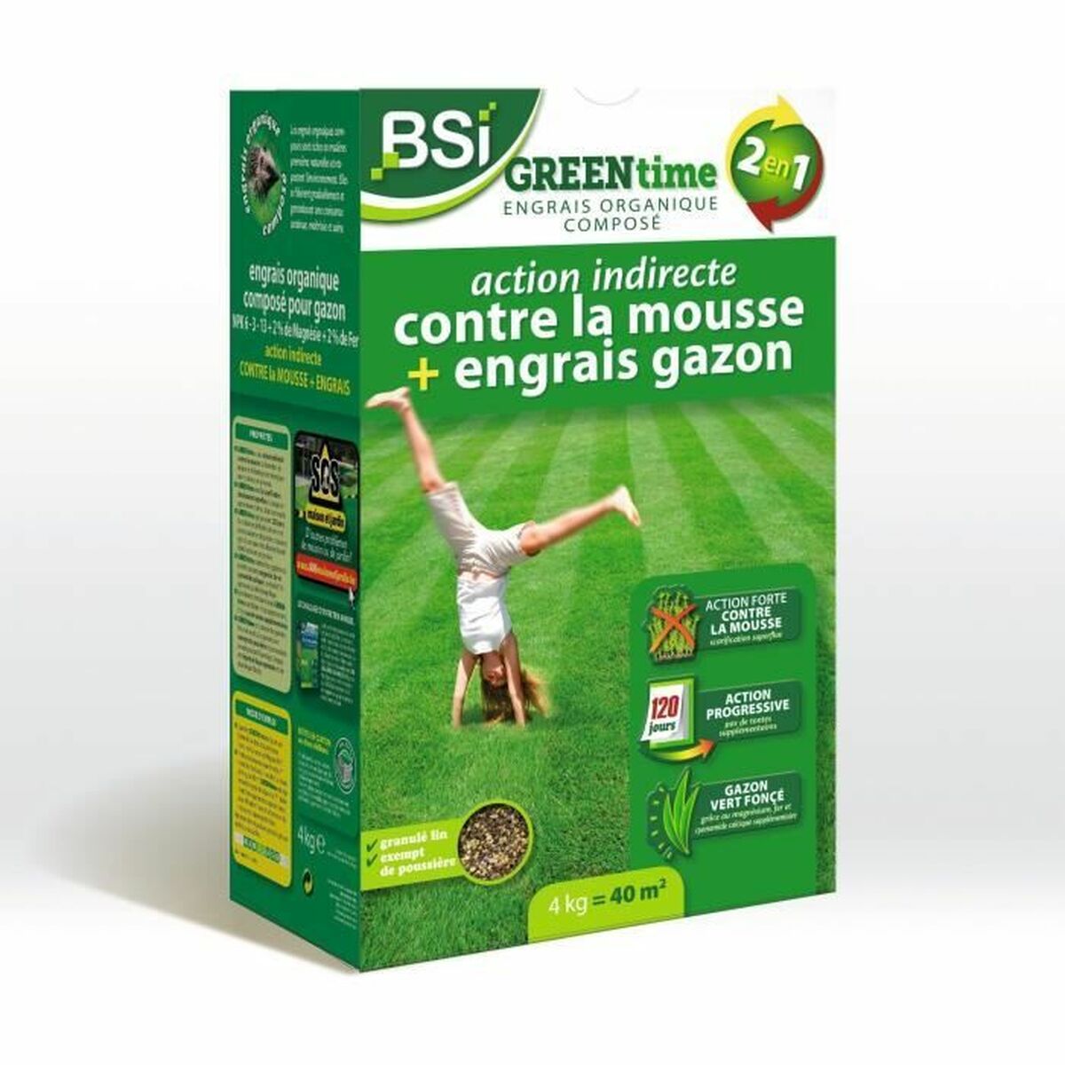 Organic fertiliser BSI Greentime 4 Kg Organic fertiliser BSI Greentime 4 Kg
