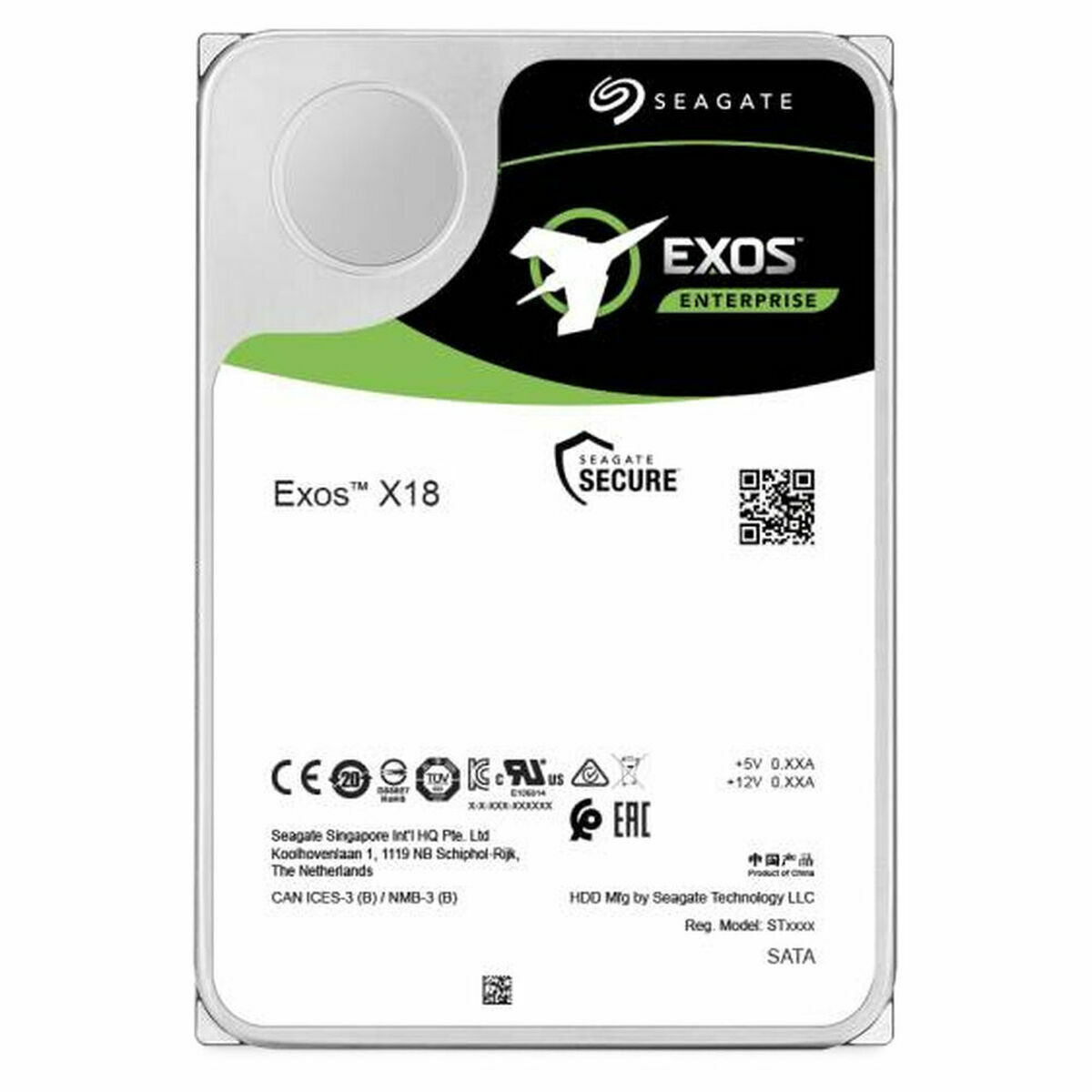 Hard Drive X18 Seagate Exos ST12000NM000J 3,5″ 12 TB