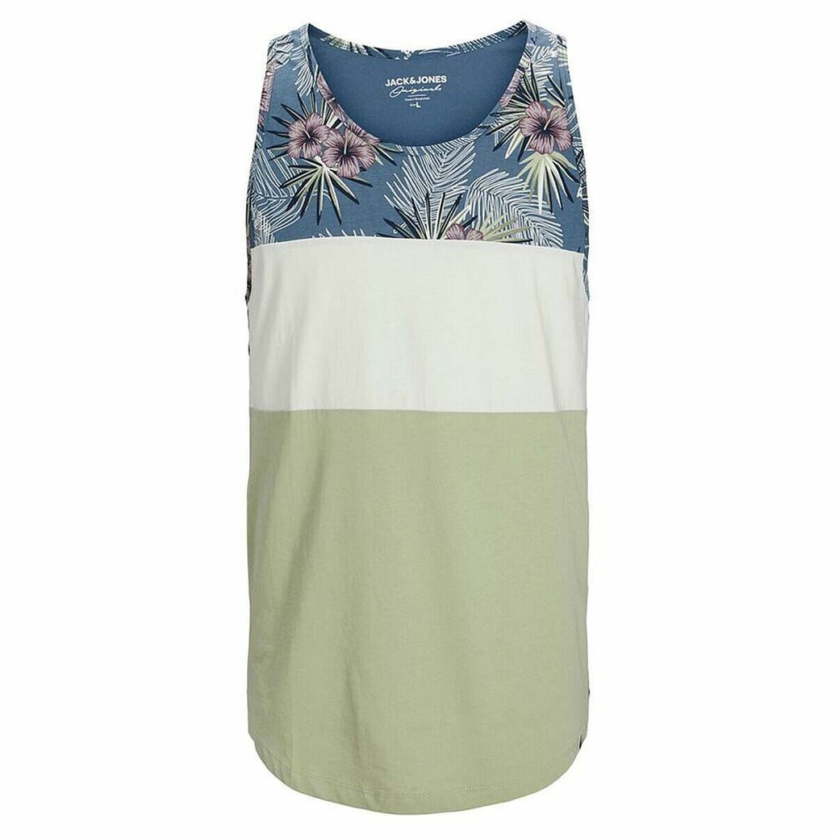 Child’s Short Sleeve T-Shirt JORVENICE BLOCK TANK TOP Jack & Jones 12210056 Blue