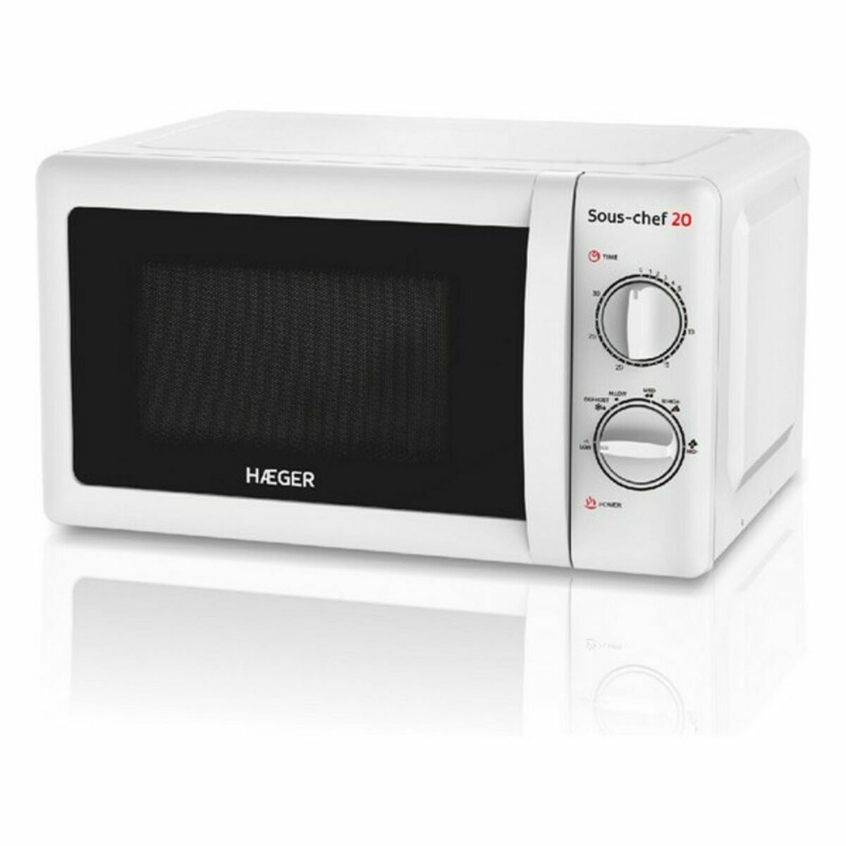 Microwave with Grill Haeger MW-70W.006A 20 L White 700W Microwave with Grill Haeger MW-70W.006A 20 L White 700W