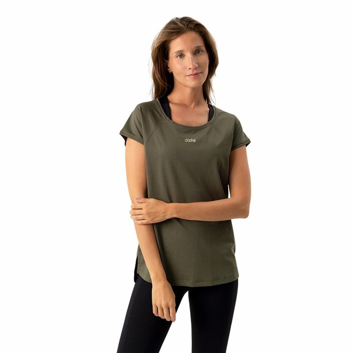 Women’s Short Sleeve T-Shirt Ditchil Ditchill T-Shirt Ariana Green Olive Women’s Short Sleeve T-Shirt Ditchil Ditchill T-Shirt Ariana Green Olive