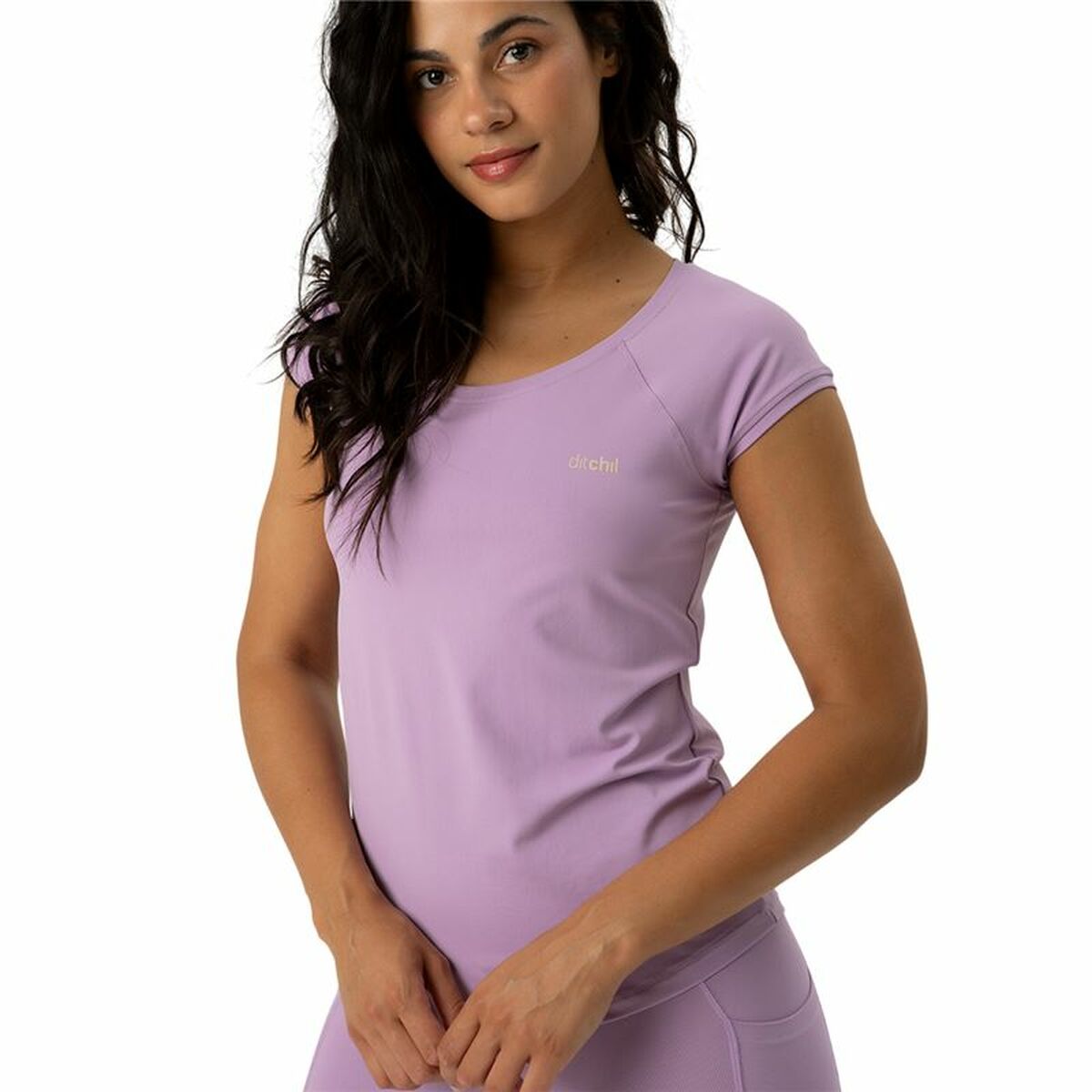 Womenâs Short Sleeve T-Shirt Ditchil Ditchill T-Shirt Ease Lavendar Womenâs Short Sleeve T-Shirt Ditchil Ditchill T-Shirt Ease Lavendar