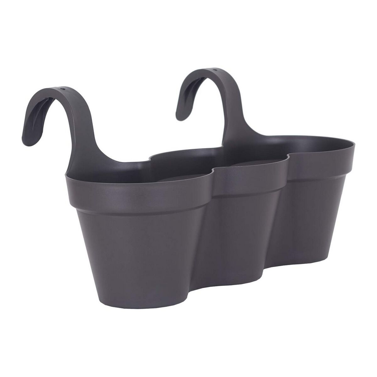 Plant pot Artevasi 639343 Anthracite Dark grey Plastic Circular 30,5 x 54 x 28 cm Plant pot Artevasi 639343 Anthracite Dark grey Plastic Circular 30,5 x 54 x 28 cm