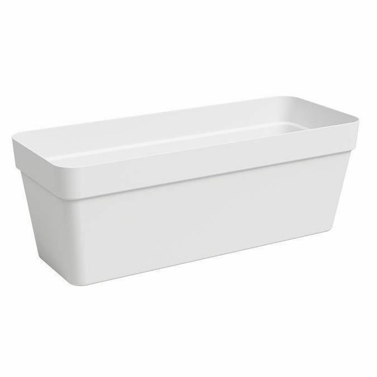 Plant pot Artevasi White 57,9 x 24,3 x 22 cm Plant pot Artevasi White 57,9 x 24,3 x 22 cm