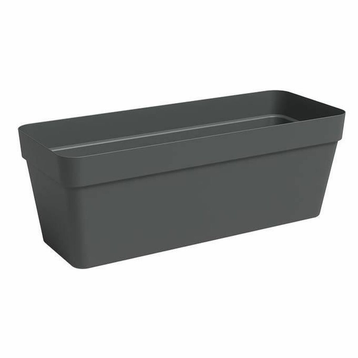 Plant pot Artevasi Anthracite 49,9 x 20 x 18,1 cm Plant pot Artevasi Anthracite 49,9 x 20 x 18,1 cm