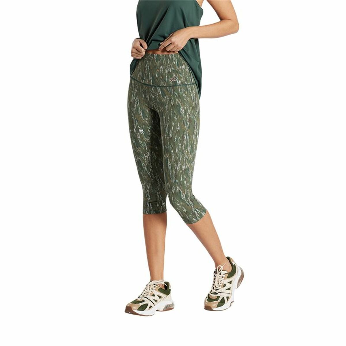 Sport leggings for Women Ditchil Capri Vibrant Olive Sport leggings for Women Ditchil Capri Vibrant Olive