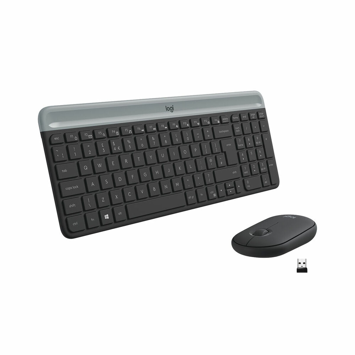 Keyboard and Mouse Logitech 920-009198 Black Spanish Qwerty