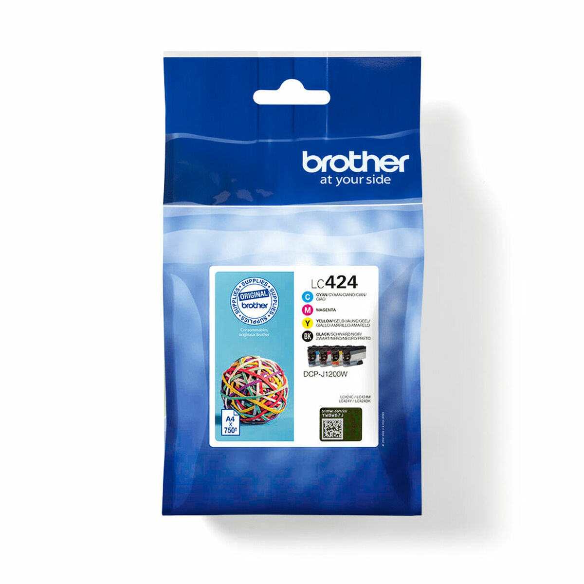 Original Ink Cartridge Brother LC424VAL Multicolour Black/Cyan/Magenta/Yellow Original Ink Cartridge Brother LC424VAL Multicolour Black/Cyan/Magenta/Yellow
