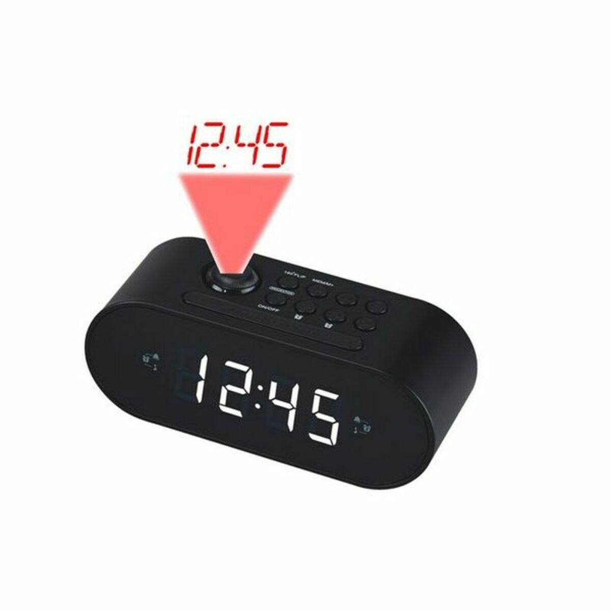 Clock-Radio Denver Electronics CRP-717BLACK 1″ LED Clock-Radio Denver Electronics CRP-717BLACK 1″ LED