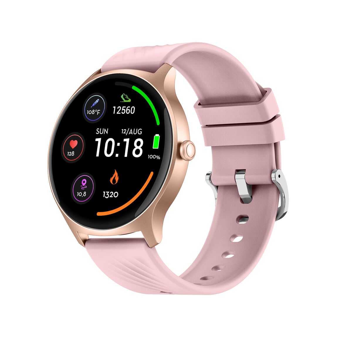 Smartwatch Denver Electronics SWC-387RO Pink Rose Gold Smartwatch Denver Electronics SWC-387RO Pink Rose Gold