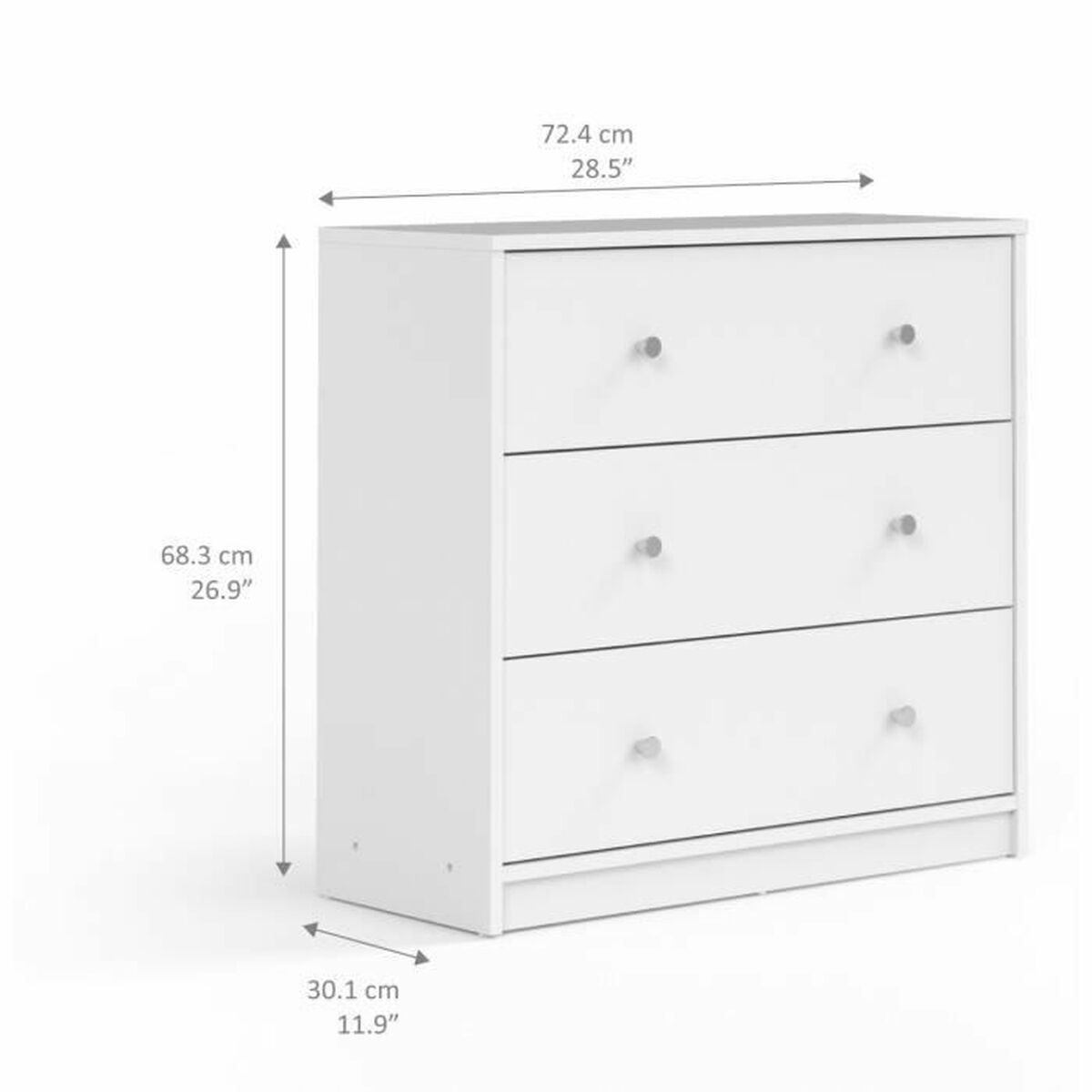 Chest of drawers Finlandek TYYLIKS  White