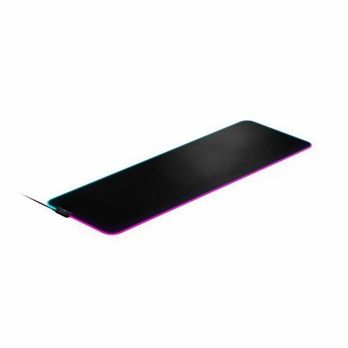 Mouse Mat SteelSeries QcK Prism Cloth XL Gaming Black 90 x 30 cm LED RGB Multicolour Mouse Mat SteelSeries QcK Prism Cloth XL Gaming Black 90 x 30 cm LED RGB Multicolour