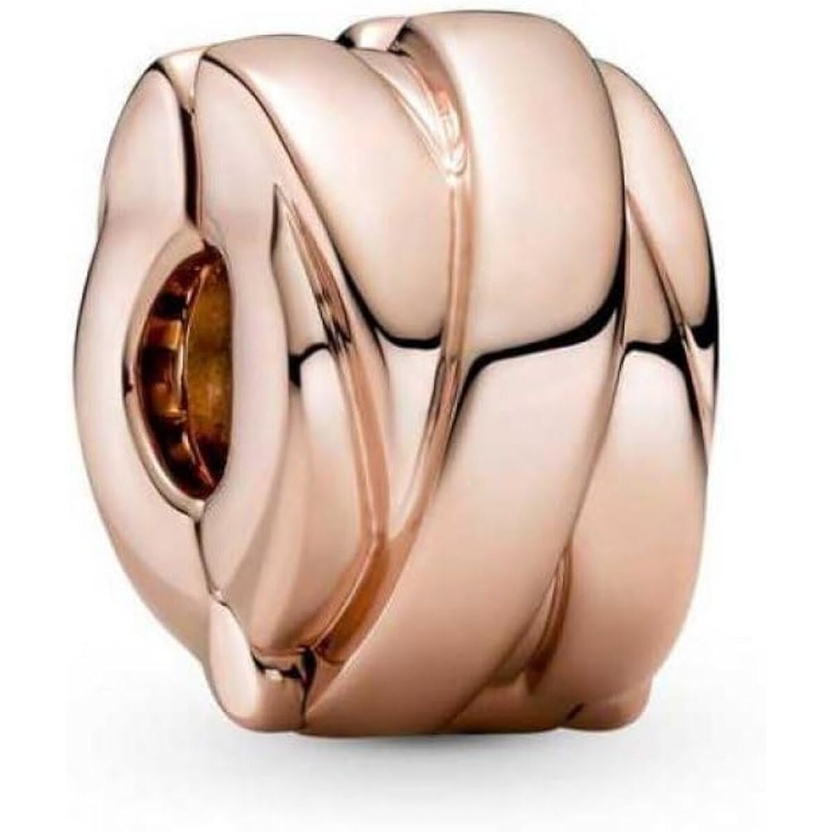Woman’s charm link Pandora POLISHED RIBBONS