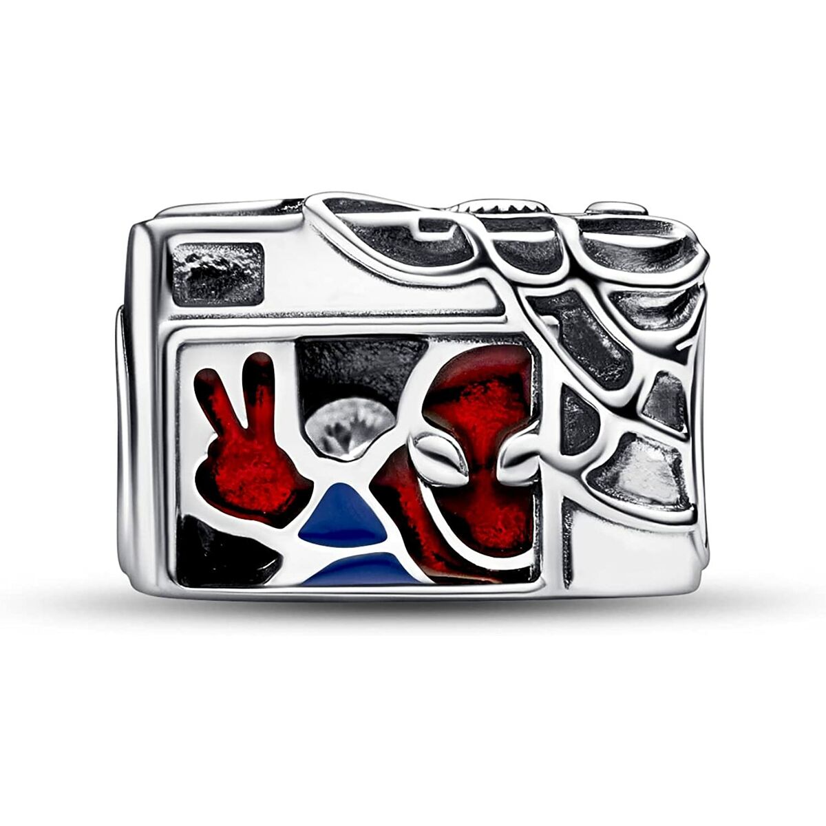 Woman’s charm link Pandora SPIDER-MAN CAMERA SELFIE