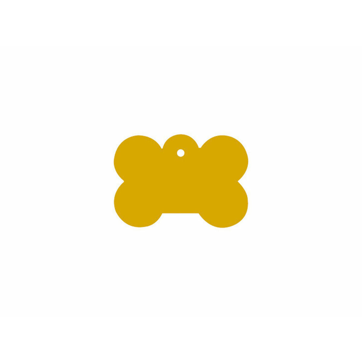 Identification plate Imarc Bone Yellow Golden