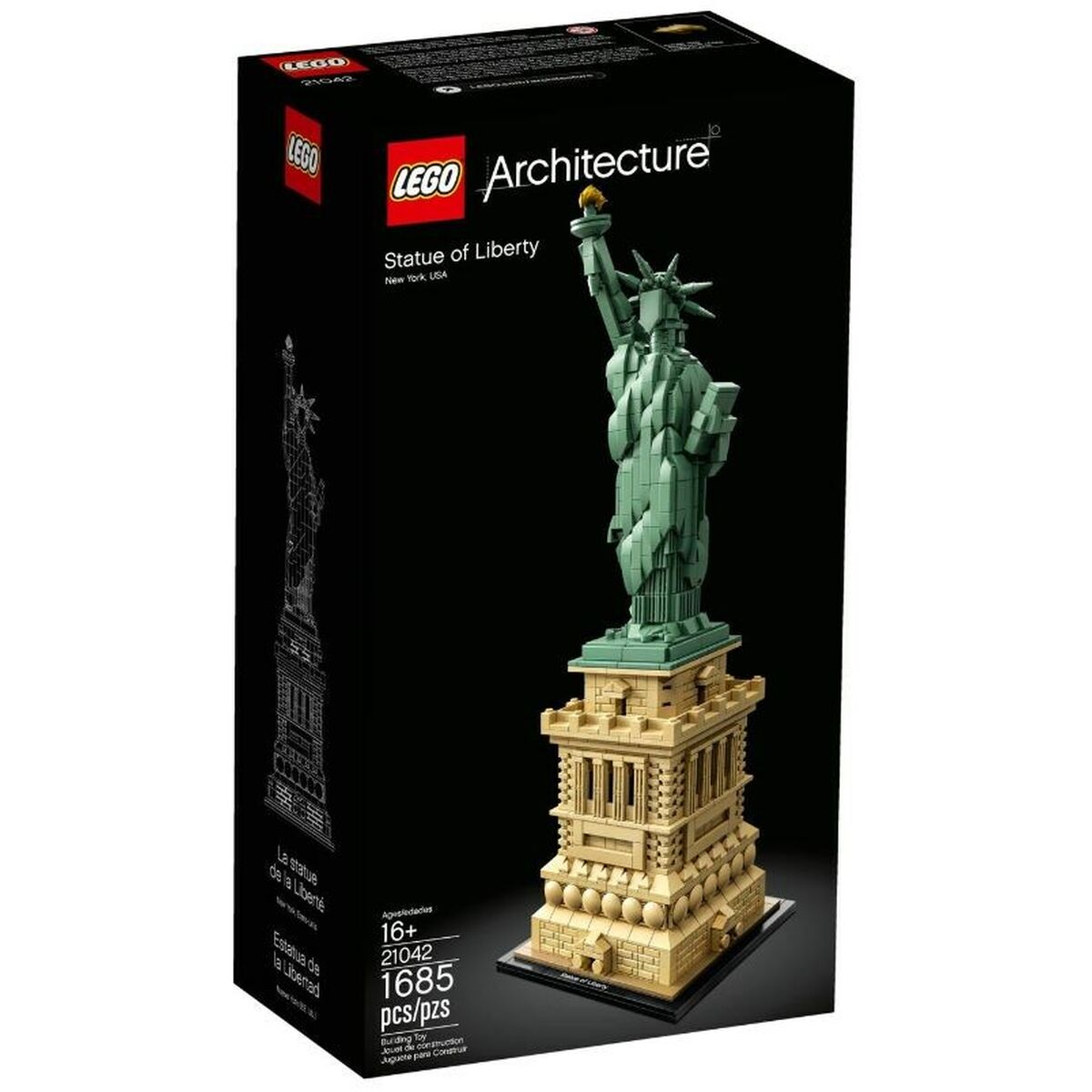 Construction set Lego Estatua de la Libertad Multicolour 1685 Pieces