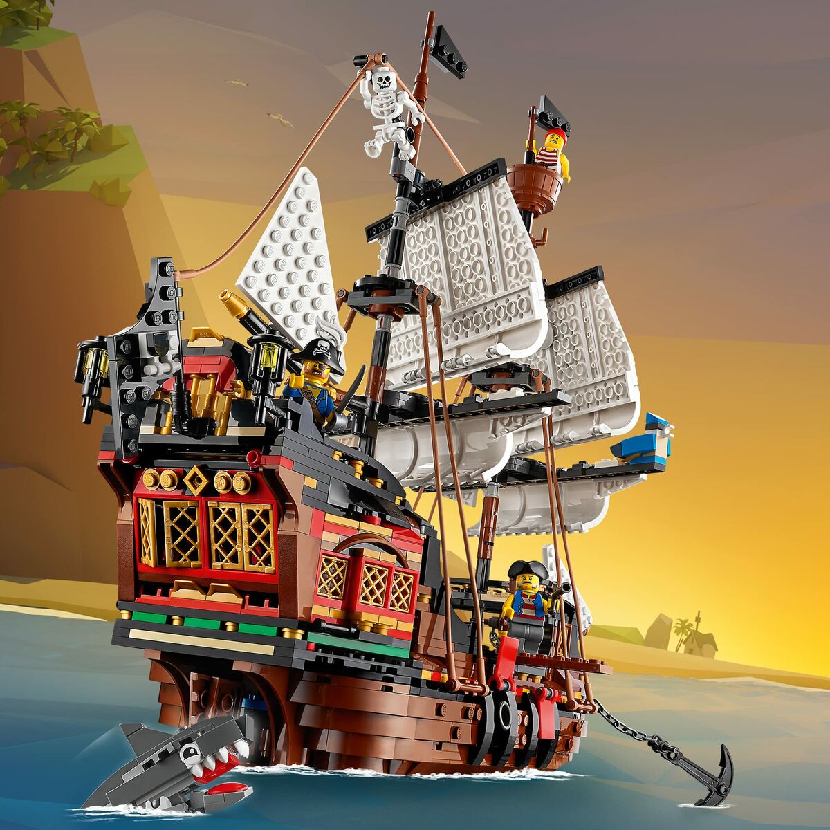Vehicle Playset   Lego Creator 31109 Pirate Ship         3-in-1 1260 Pieces