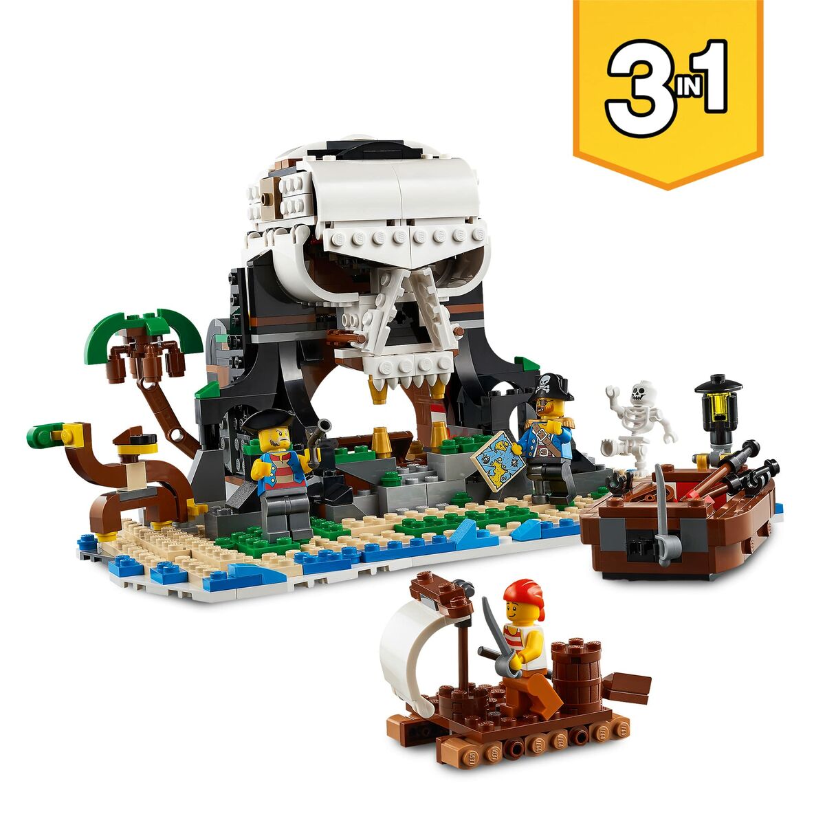 Vehicle Playset   Lego Creator 31109 Pirate Ship         3-in-1 1260 Pieces