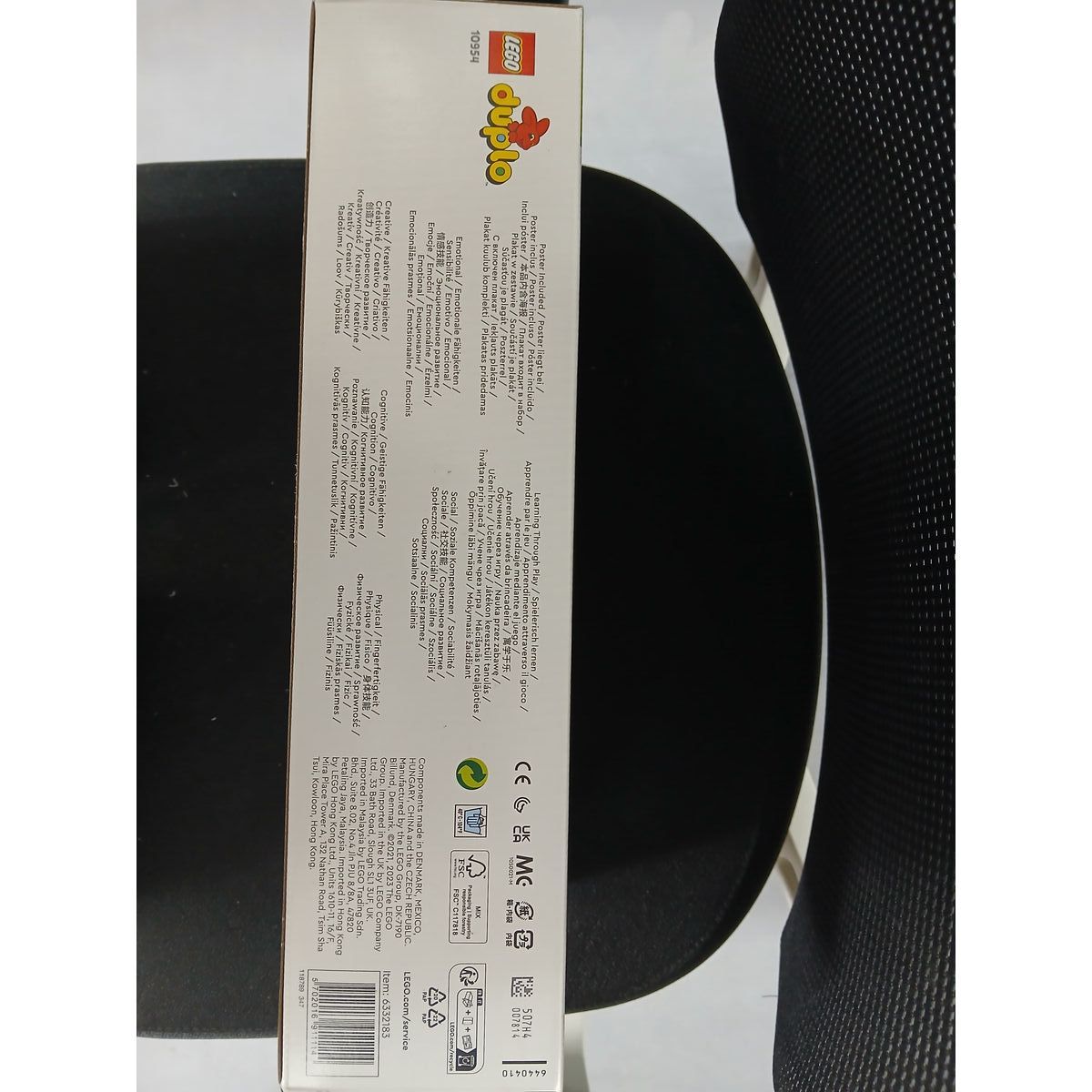 Construction set Duplo Number Train Lego 10954 Multicolour 23 Pieces (23 pcs)