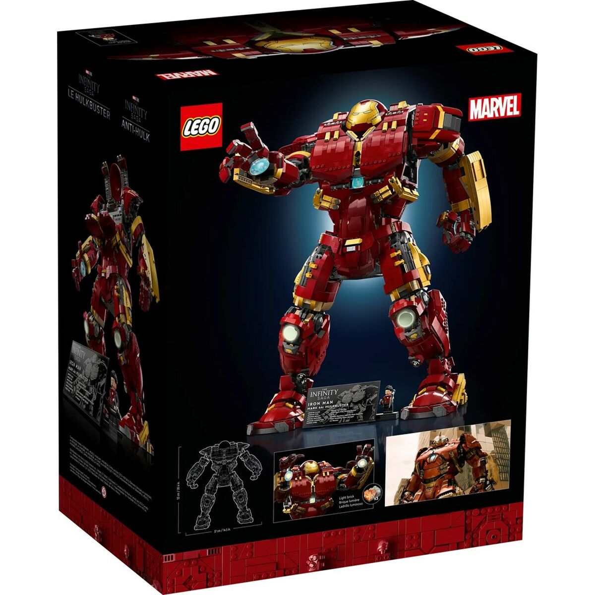 Construction set Lego MARVEL 76210 HULKBUSTER 4049 Pieces