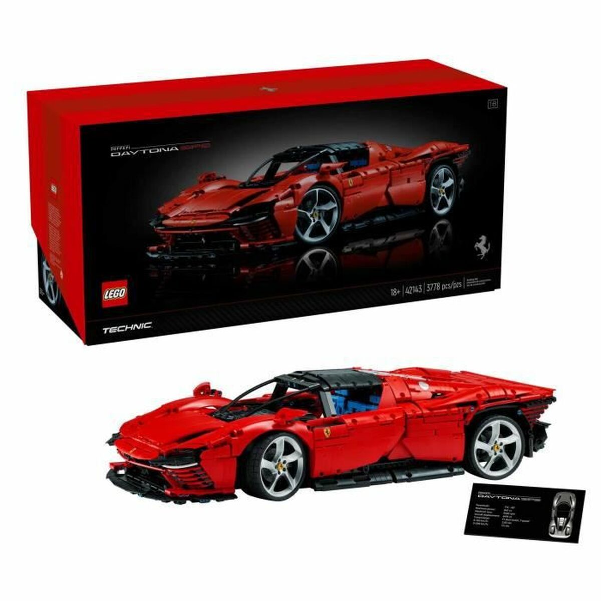 Construction set Lego Technic 42143 Ferrari Daytona SP3 Multicolour 3778 Pieces Construction set Lego Technic 42143 Ferrari Daytona SP3 Multicolour 3778 Pieces