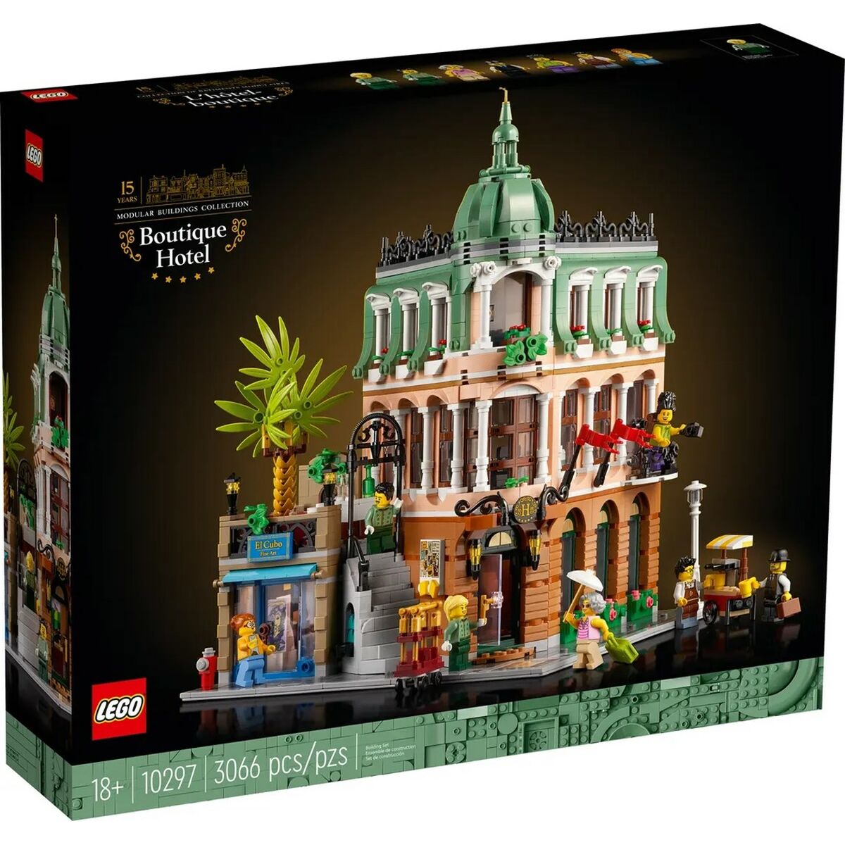 Construction set Lego Icons 10297 Boutique Hotel Black 3066 Pieces