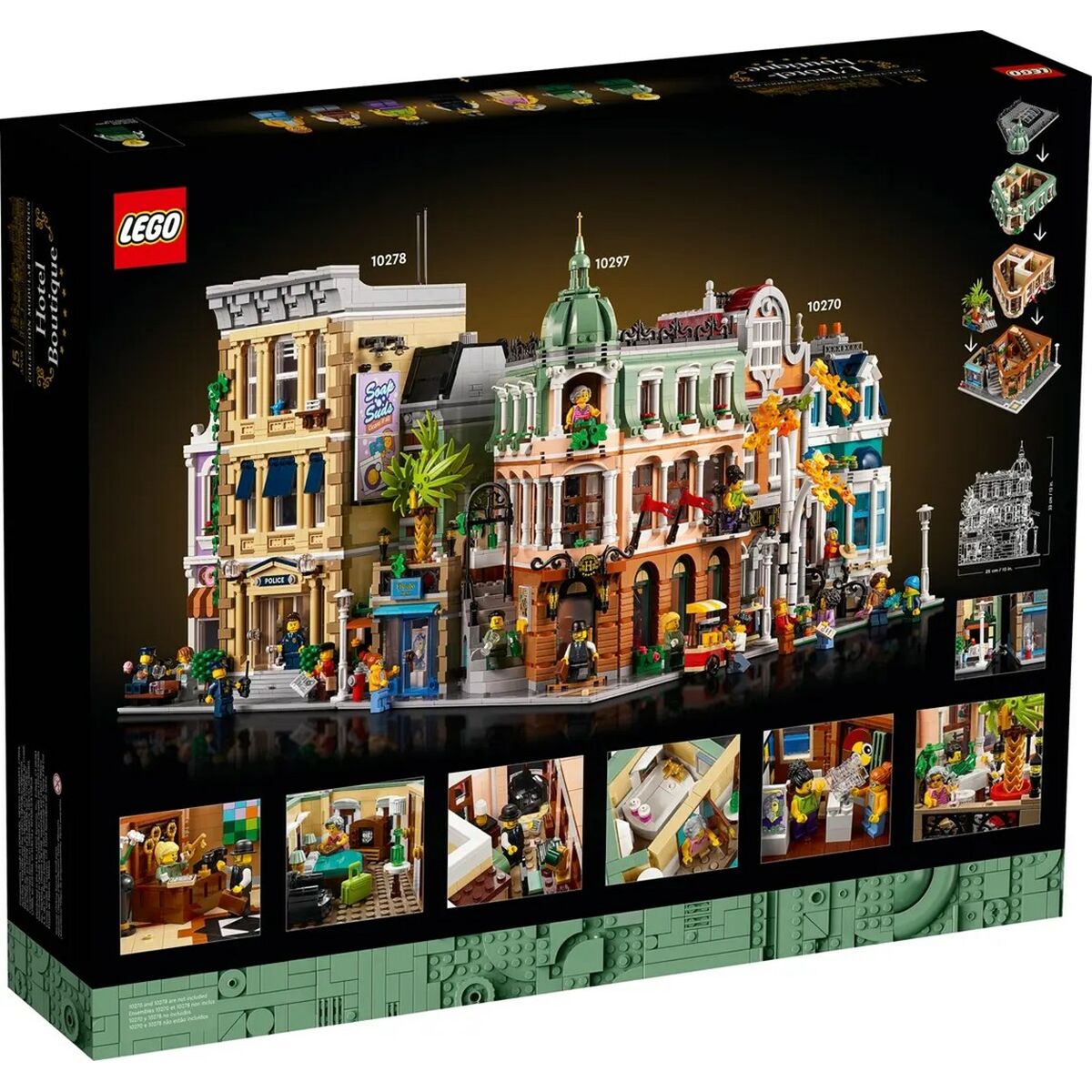 Construction set Lego Icons 10297 Boutique Hotel Black 3066 Pieces