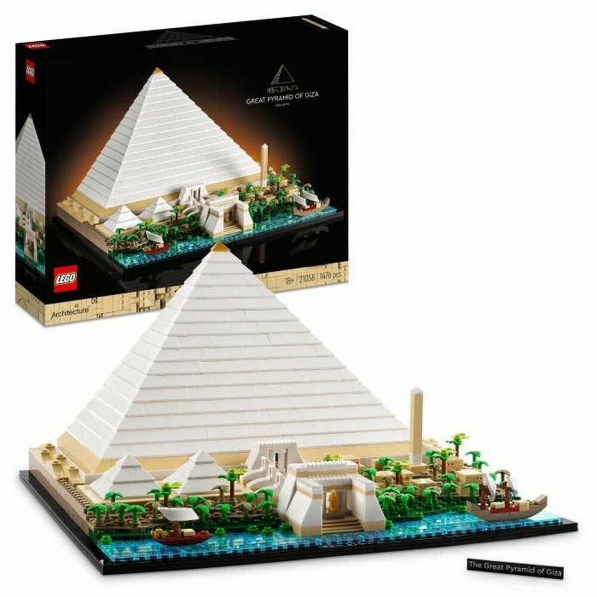 Playset Lego 21058 Architecture The Great Pyramid of Giza 1476 Pieces Playset Lego 21058 Architecture The Great Pyramid of Giza 1476 Pieces