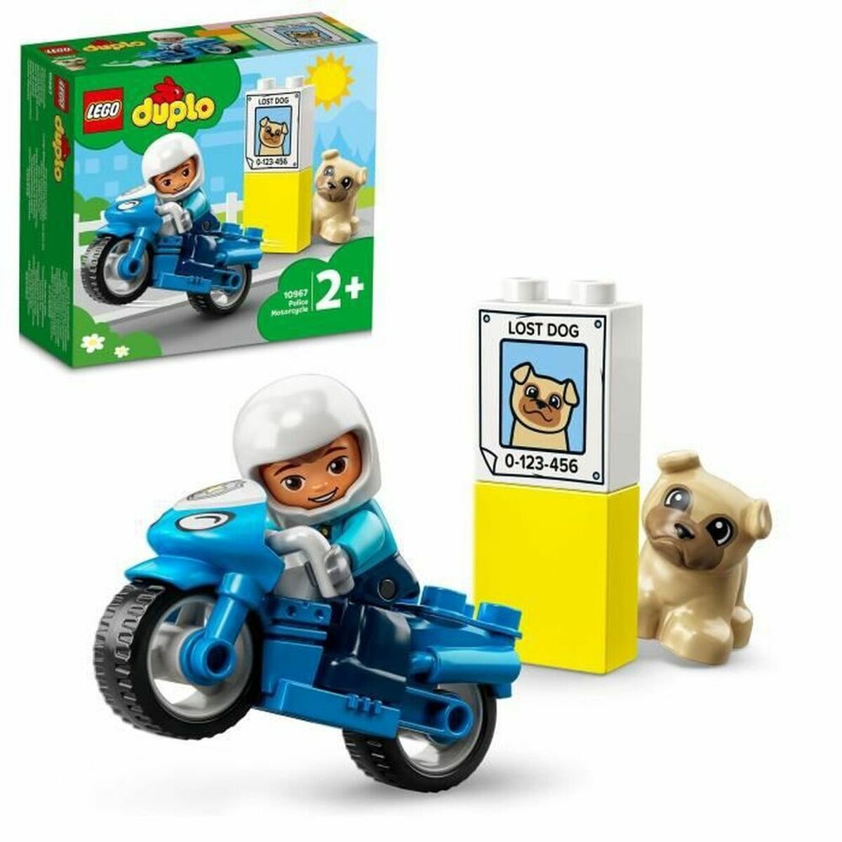 Construction set Lego 10967 DUPLO The Police Motorcycle Multicolour