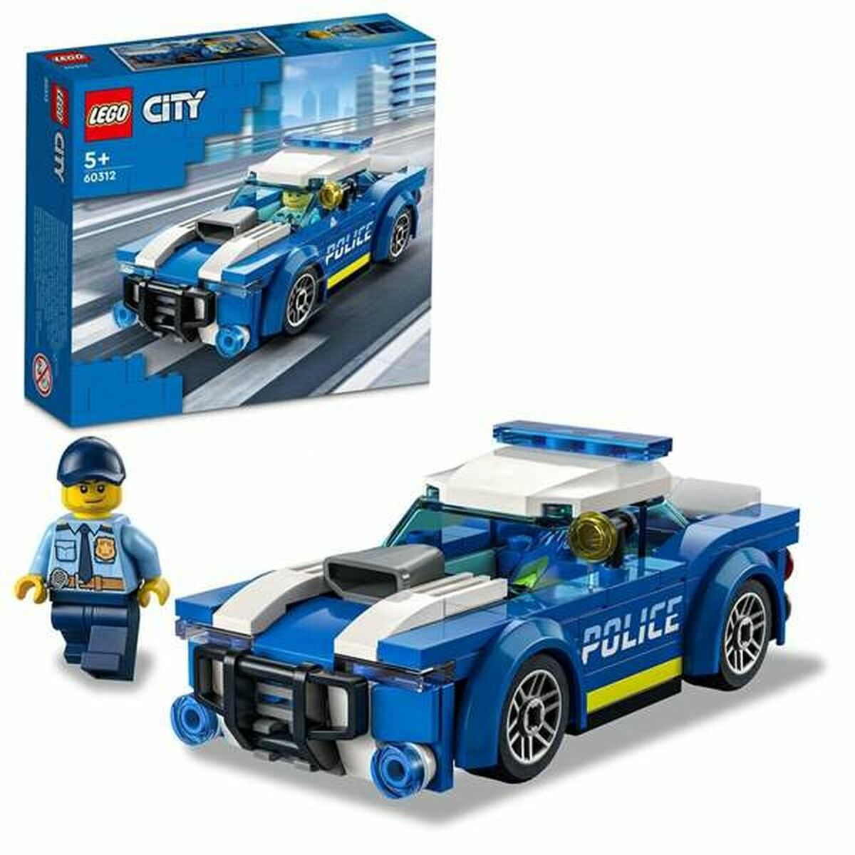 Construction set Lego 60312 Police Car 60312 Multicolour 94 Pieces (94 pcs) Construction set Lego 60312 Police Car 60312 Multicolour 94 Pieces (94 pcs)