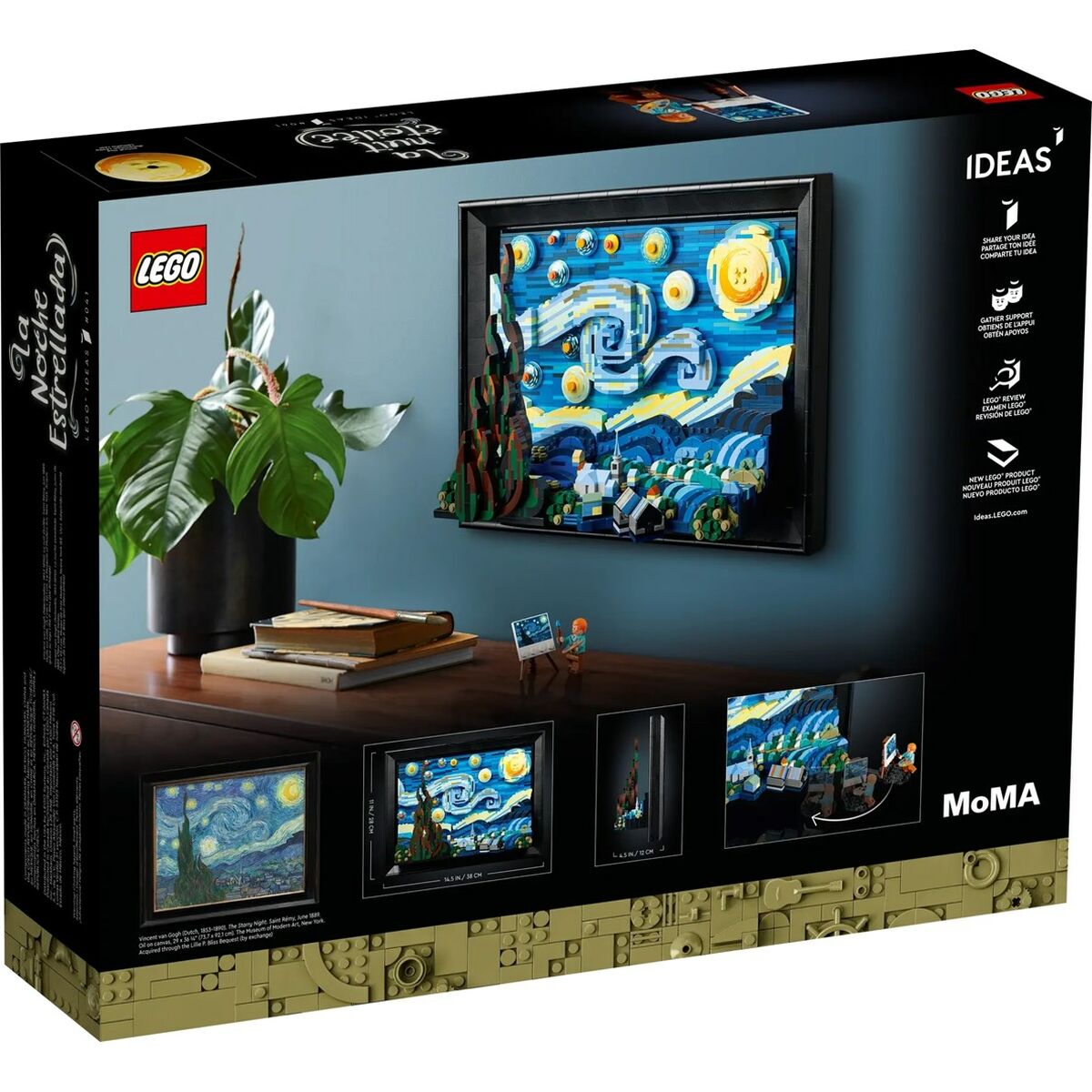 Construction set   Lego The Starry Night – Vincent Van Gogh 21333         2316 Pieces