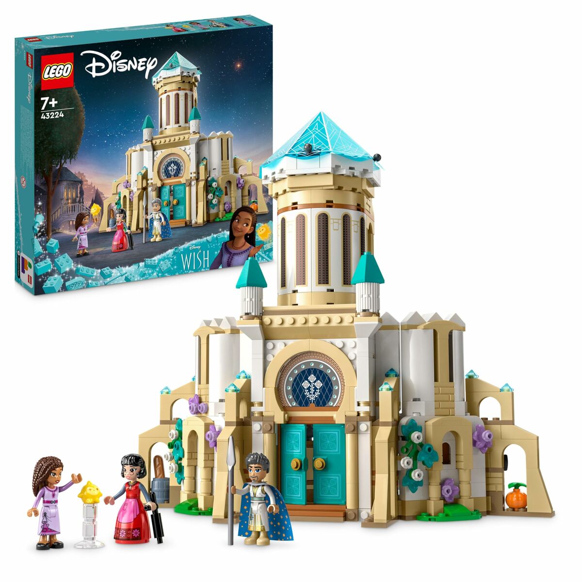 Construction set Lego Disney Wish 43224 King Magnifico’s Castle 613 Pieces