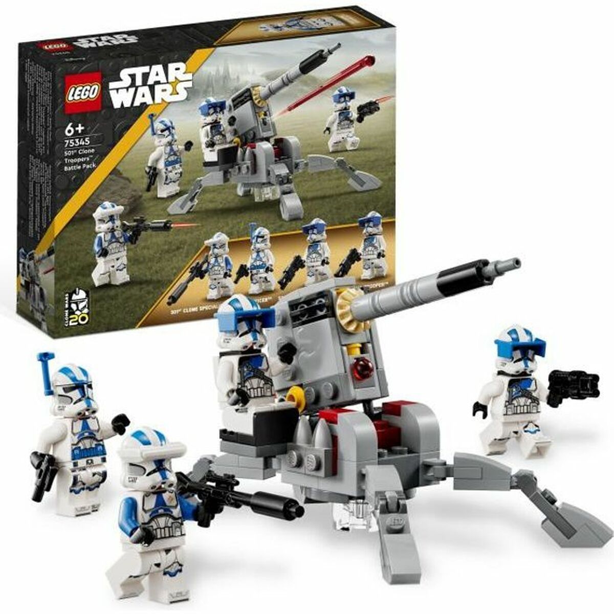 Construction set Lego Star Wars 75345 Fighting Pack of the Troopers Clone of the 501st Legion Construction set Lego Star Wars 75345 Fighting Pack of the Troopers Clone of the 501st Legion