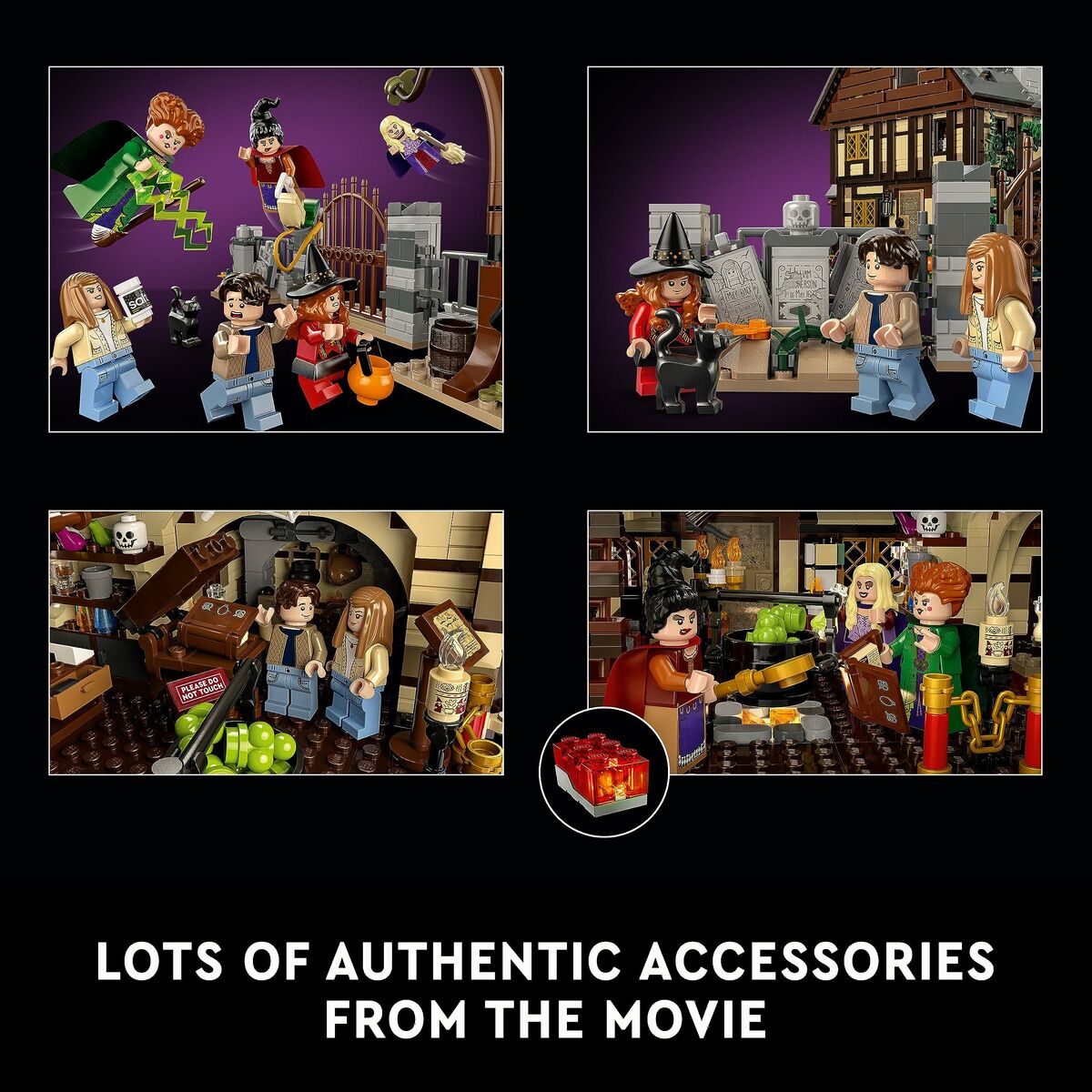 Construction set Lego Disney Hocus Pocus – Sanderson Sisters’ Cottage 21341 2316 Pieces