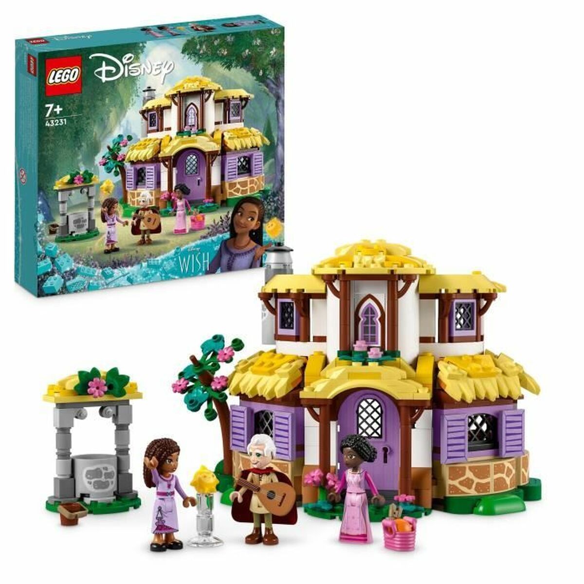 Construction set Lego isney Wish 43231 Asha’s Cottage Multicolour Construction set Lego isney Wish 43231 Asha’s Cottage Multicolour