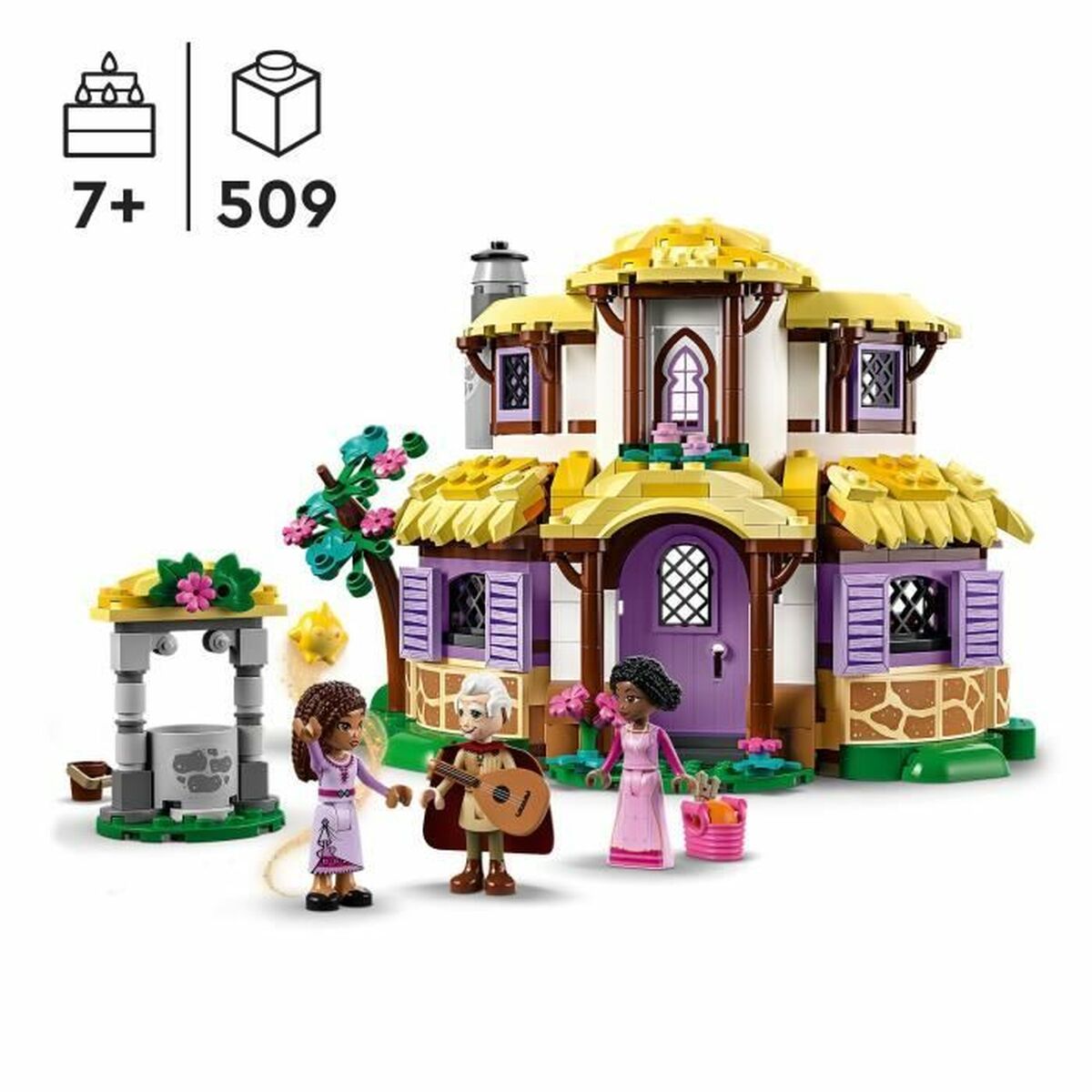 Construction set Lego isney Wish 43231 Asha’s Cottage Multicolour