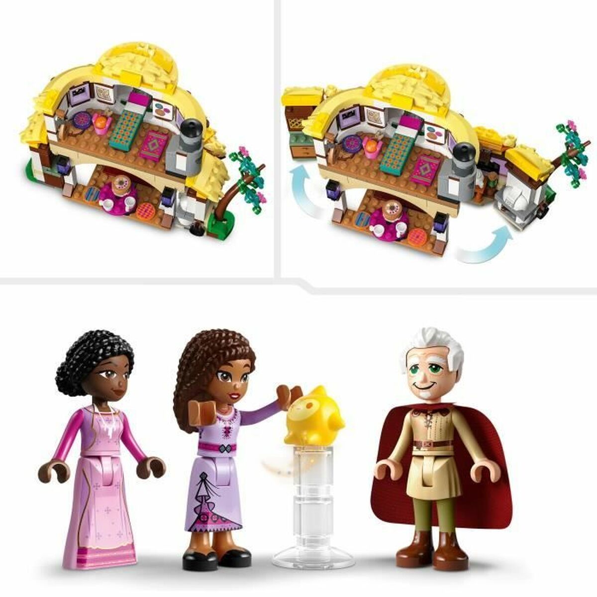 Construction set Lego isney Wish 43231 Asha’s Cottage Multicolour