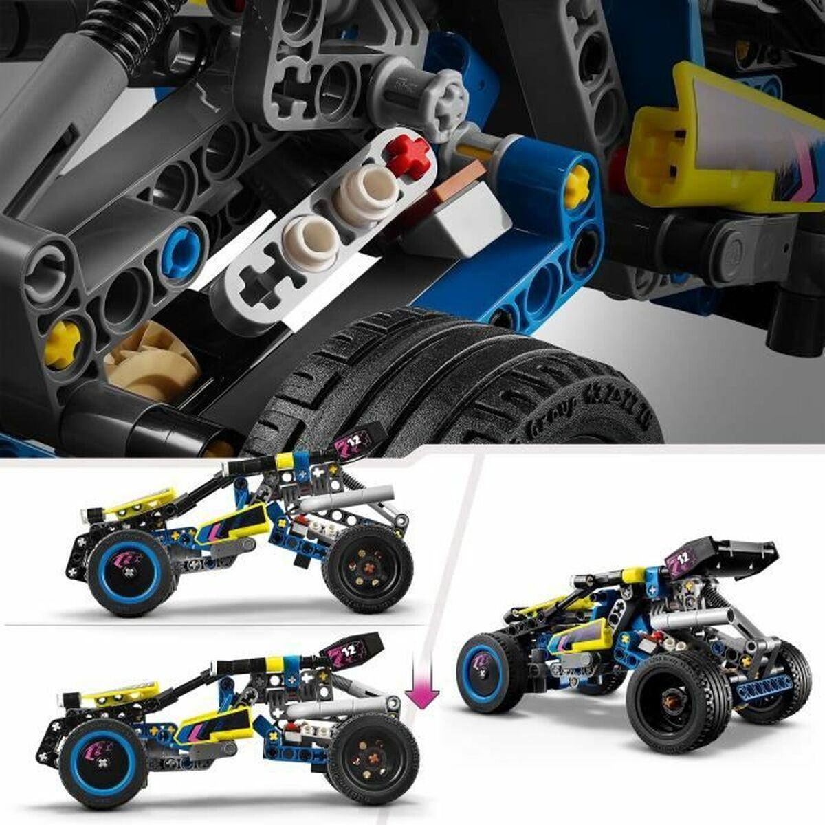 Construction set Lego 42164 Off-Road Racing Buggy Multicolour