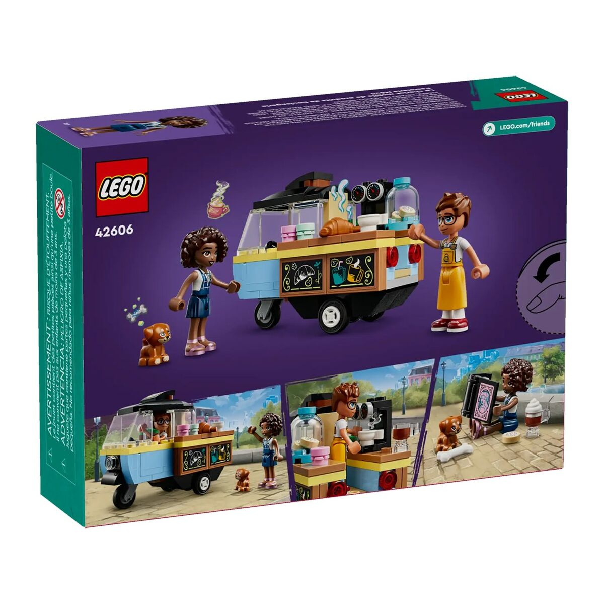 Construction set Lego Carro de Comida de Panadera Mvil Multicolour 125 Pieces