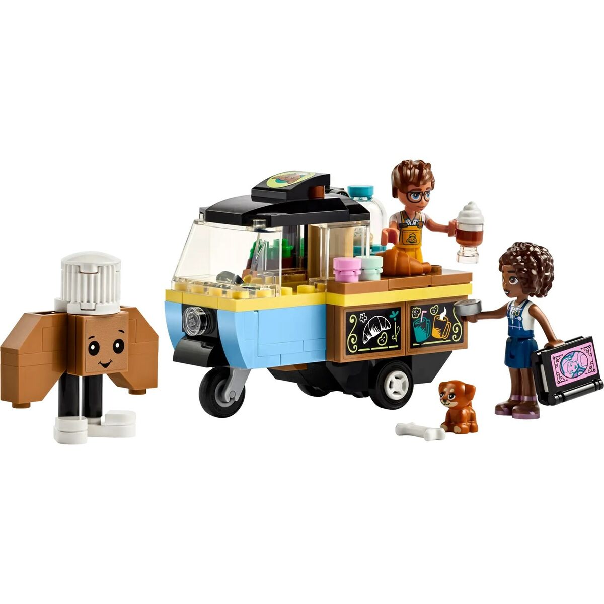 Construction set Lego Carro de Comida de Panadera Mvil Multicolour 125 Pieces