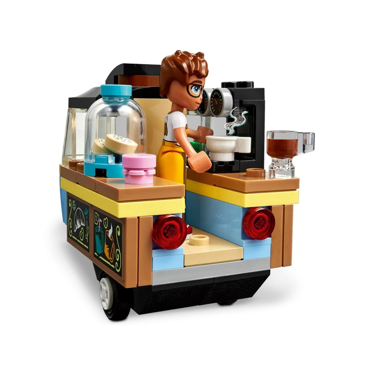 Construction set Lego Carro de Comida de Panadera Mvil Multicolour 125 Pieces