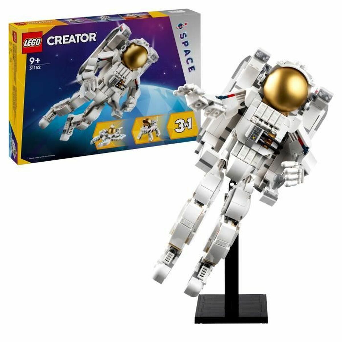 Construction set Lego 31152 Creator 3in1 Astronaut in Space Multicolour 647 Pieces Construction set Lego 31152 Creator 3in1 Astronaut in Space Multicolour 647 Pieces