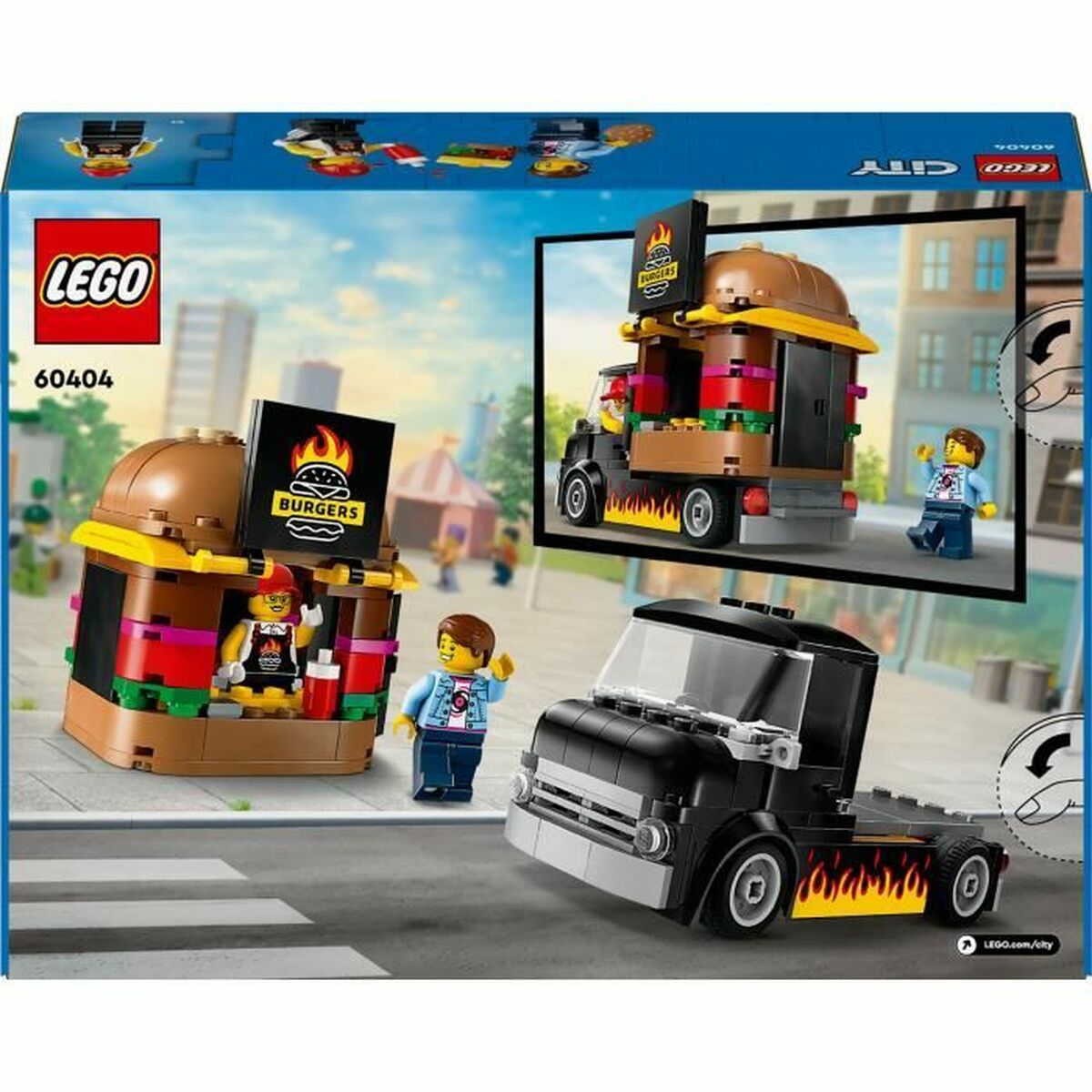Construction set Lego 60404 Hamburger truck Multicolour