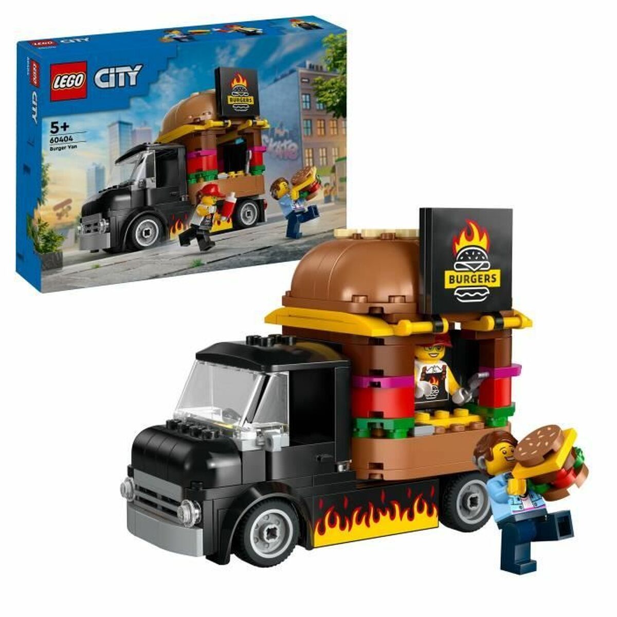 Construction set Lego 60404 Hamburger truck Multicolour Construction set Lego 60404 Hamburger truck Multicolour