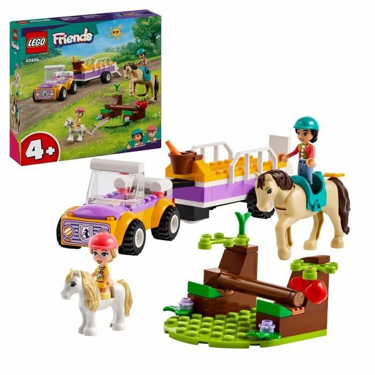 Construction set Lego 42634 Horse & Pony Trailer Multicolour 105 Pieces Construction set Lego 42634 Horse & Pony Trailer Multicolour 105 Pieces