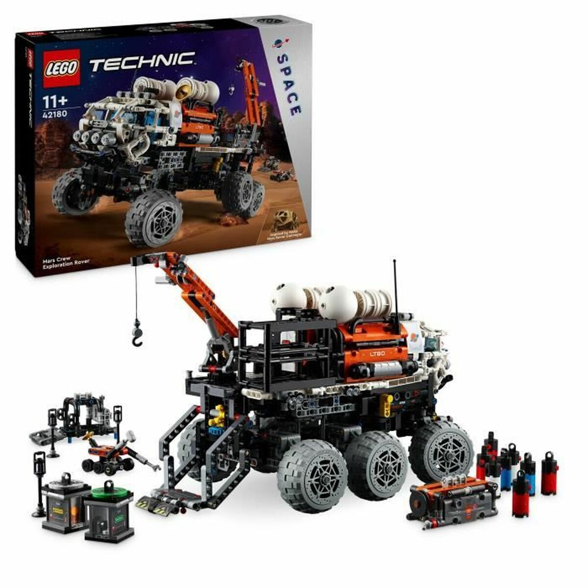 Construction set Lego Technic 42180 Mars Manned Exploration Rover Multicolour 1599 Pieces Construction set Lego Technic 42180 Mars Manned Exploration Rover Multicolour 1599 Pieces