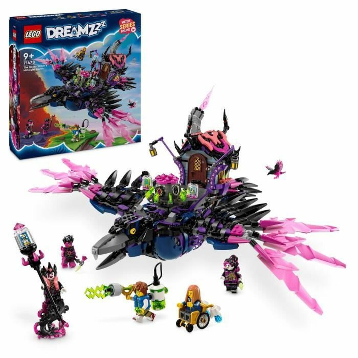 Construction set Lego Nightmare Witch’s Midnight Raven Multicolour