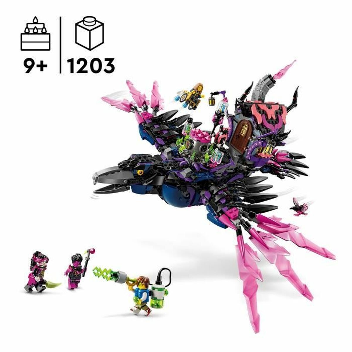 Construction set Lego Nightmare Witch’s Midnight Raven Multicolour