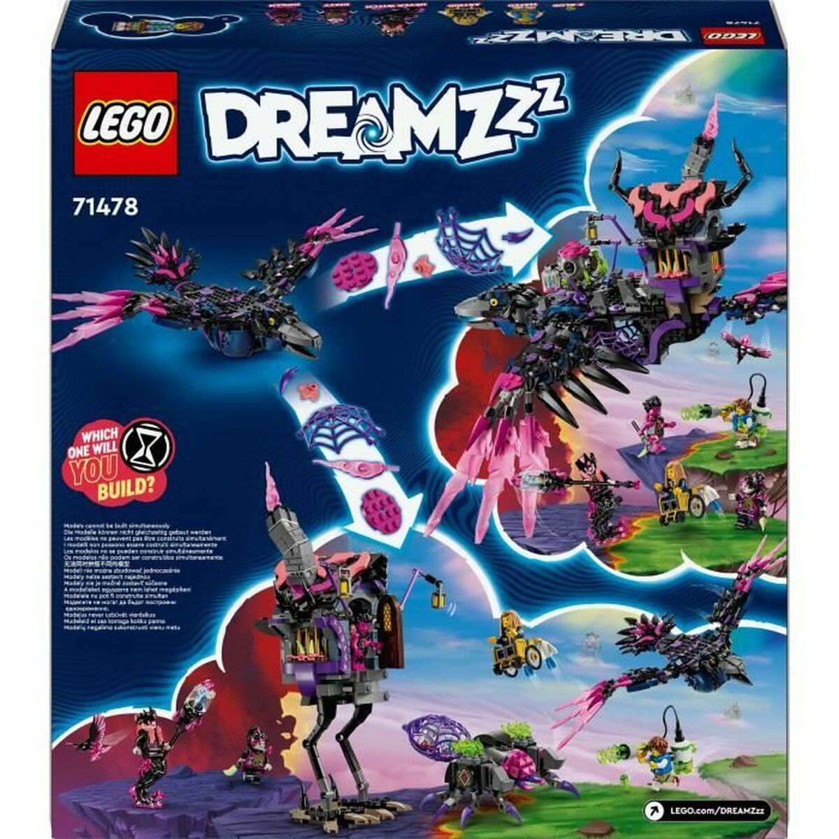 Construction set Lego Nightmare Witch’s Midnight Raven Multicolour