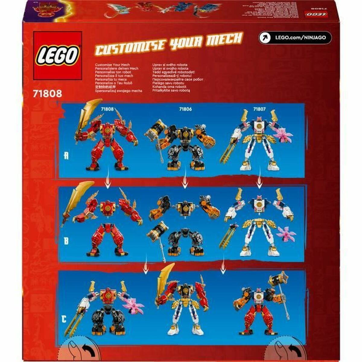 Playset Lego 71808 Kai Fire Elemental Mecca – ToyPro